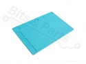 Silicone work mat 34cm x 23cm x 5mm blue
